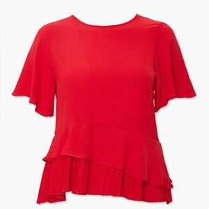 Black Label Red Blouse
